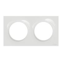 s520704 Schneider Electric White 2 Gang Cover