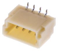bm04b-srss-tblfsn JST SH Series Straight Surface PCB Header, 4 Contact(s), 1 mm Pitch, 1 Row, Shrouded