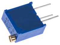 3296y-1-203lf 20kΩ, Through Hole Trimmer Potentiometer 0.5W Top Adjust Bourns, 3296