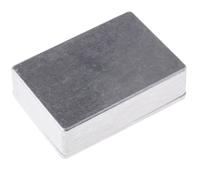 480-c140 Deltron 480 Series Silver Die Cast Aluminium Enclosure, IP66, IP67, IP68, Silver Lid, 80 x 55 x 26mm