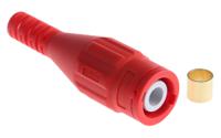 679760-22 Staubli, Plug Cable Mount BNC Connector, Crimp Termination, Straight Body