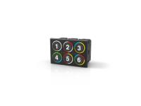 k09-01000007 EAO 6 Key Illuminated Keypad