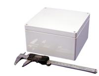 1554sgy Hammond 1554 Series Grey ABS Enclosure, IP66, Grey Lid, 160 x 160 x 90.5mm