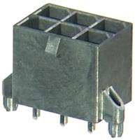 172065-0008 Molex Mega-Fit Series Straight Through Hole PCB Header, 8 Contact(s), 5.7 mm Pitch, 2 Row, Shrouded