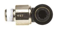 3159-06-10 Legris LF3000 Series Elbow Threaded Adaptor, R 1/8 Male to Push In 6 mm, Threaded-to-Tube Connection Style