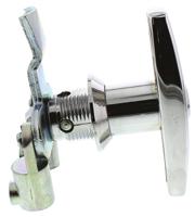 348-7731 Steinbach & Vollman Silver Die Cast Zinc Locking Handle, T-Handle