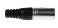457-908 RS PRO Cable Mount XLR Connector, Male, 250 V ac, 4 Way, Silver Plating