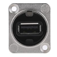 nausb-w Neutrik USB A Female to USB B Adapter
