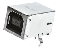 67068-8000 Molex Right Angle, Through Hole, Socket- Single Port Type B 2.0 USB Connector