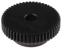 521-6351 RS PRO Steel 50 Teeth Spur Gear, 1 Module, 10mm Bore Diam, 50mm Pitch Diam, 35mm Hub Diam