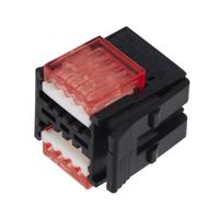 7100086146 3M 371 Series Terminal Plug, 4-Way, 3A, 20 → 26 AWG Wire, IDC Termination