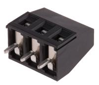 1985917 Phoenix Contact MKDS 1.5/ 3-5.08 HT BK Series PCB Terminal Block, 5.08mm Pitch, Through Hole Mount, Solder Termination