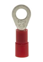 178-7258 RS PRO Insulated Ring Terminal, 4.3mm Stud Size, 0.5mm² to 1.5mm² Wire Size, Red