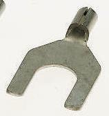 433-062a RS PRO Uninsulated Crimp Spade Connector, 0.5mm² to 1.5mm², 22AWG to 16AWG, M3.5 Stud Size