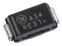 mbra340t3g onsemi 40 V 3 A Diode Schottky 2-Pin DO-214AC MBRA340T3G
