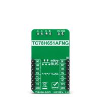 mikroe-4884 MikroElektronika DC Motor 20 Click DC Motor Driver for TC78H651AFNG for mikroBUS Socket