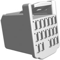 353027-1 TE Connectivity, MULTILOCK 040 Connector Housing, 2.5mm Pitch, 17 Way, 3 Row