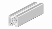 264-7858 RS PRO Silver Aluminium, Anodized Profile Strut, 20 x 20 mm, 6mm Groove, 3m Length