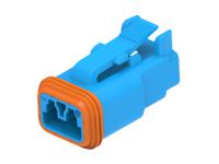 dt06-2s-tn07 TE Connectivity, DT06-2S Automotive Connector Socket Blue Cable 2 Way, Cable Termination DT06-2S-TN07