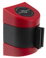 897-21-d3 Tensator Red & White Plastic Retractable Barrier, 4.6m, Red, White Tape
