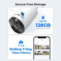 bwb2k07sp64 Reolink Indoor, Outdoor IR Solar Powered Wifi CCTV Camera, 2312 x 1304 pixels Resolution