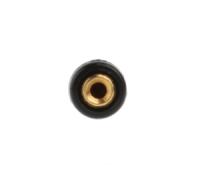 231010-21 Staubli Black Female Banana Socket, 1mm Connector, Solder Termination, 20A, 30 V, 60V dc, Gold Plating