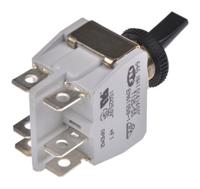 646nh2 APEM Toggle Switch, Panel Mount, On-On, DPDT, Tab Terminal