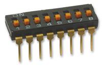 a6t-8104 Omron 8 Way Through Hole DIP Switch 8P