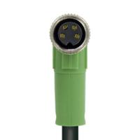 1521999 Phoenix Contact Right Angle Female 4 way M8 to Sensor Actuator Cable, 10m