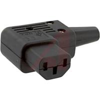 47850100 Schurter C13 Right Angle Cable Mount IEC Connector Socket, 10A, 250 V