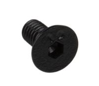 281-417 RS PRO Black, Self-Colour Steel Hex Socket Countersunk Screw, DIN 7991, M4 x 8mm