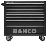 1475kxl8black Bahco 8 Drawer Solid Steel Wheeled Tool Trolley