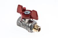 733-5211 RS PRO Brass Full Bore, 2 Way, Ball Valve, Threaded, BSPP 1/4in, 40 → 30bar Operating Pressure
