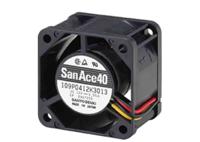 109p0405h3013 Sanyo Denki 109P Series Axial Fan, 5 V dc, DC Operation, 11.3cfm, 3.4W, 680mA Max, 40 x 40 x 28mm
