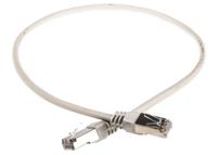 spe190647 Decelect, 0.5m Cat5, Grey RJ45 to Male RJ45 Male, F/UTP Shielded, Terminated PVC Sheath