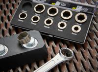 t4360 CK Metal 10 Piece Spanner Recess Drive Screw/Bolt & Nut Kit