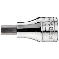 st516 Facom 1/2 in Drive Bit Socket, Hex Bit, 5/16in, 54 mm Overall Length