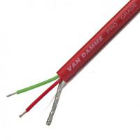 268-009-020 Van Damme Microphone Cable, 0.22 mm² CSA Screened, 4.85mm od, 100m, Red