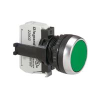 0-237-02 Legrand Green Push Button, 22.5mm Cutout