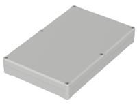63233000-et-233 Bopla Euromas II Series Light Grey ABS Enclosure, IP65, Light Grey Lid, 250 x 160 x 37mm