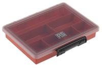 515-552 RS PRO 7 Cell Red PP Compartment Box, 32mm x 175mm x 143mm
