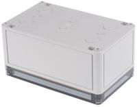 13008601 Spelsberg TK PC Series Grey Polycarbonate Enclosure, IP66, Transparent Lid, 180 x 110 x 90mm