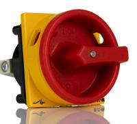 172877-p1-25m4svbn Eaton 3P+N Pole Panel Mount Isolator Switch - 25A Maximum Current, 11kW Power Rating, IP65