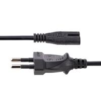 pxtnb2seu1m StarTech.com Straight CEE 7/16 Plug to Straight IEC C7 Socket Power Cord, 1m