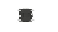 mslpt5252cg2wtr TE Connectivity Black Round Button Tactile Switch, SPST 50 mA Surface Mount