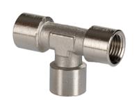 176-1060 RS PRO Fitting, Tee Threaded Fitting, Female G 1/4in to Female G 1/4in