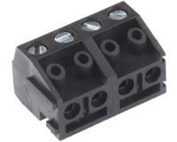 897-1294 RS PRO PCB Terminal Block, 4-Contact, 5mm Pitch, Through Hole Mount, 1-Row, Screw Termination