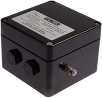 cep121290pa CE-TEK CEP Series Black Polyester Junction Box, IP66, 10 Terminals, ATEX, 122 x 120 x 90mm