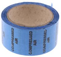 711-413 RS PRO Blue PP, Vinyl Pipe Marking Tape, text Compressed Air, Dim. W 50mm x L 33m