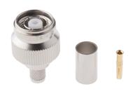 j01010r0005 Telegartner, Plug Cable Mount TNC Connector, 50Ω, Crimp Termination, Straight Body